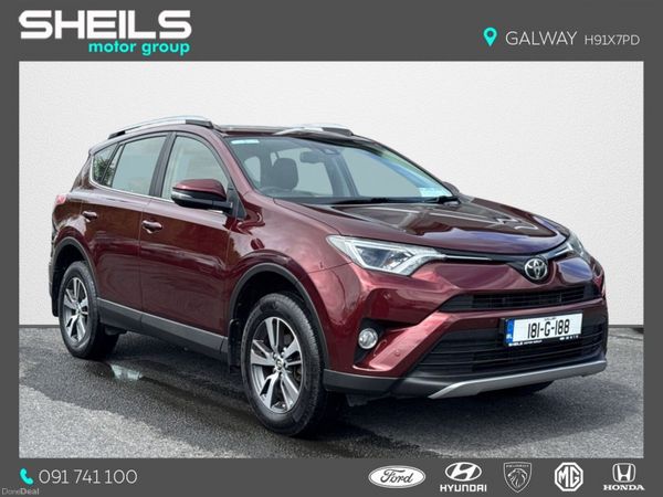 Toyota RAV4 SUV, Diesel, 2018, Red