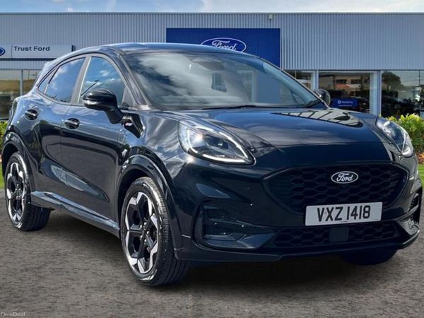 Ford Puma SUV, Petrol Hybrid, 2025, Black