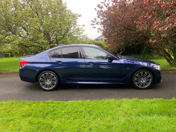 BMW 5-Series Saloon, Diesel, 2019, Blue