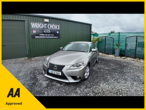 Lexus IS Saloon, Petrol Hybrid, 2014, Silver