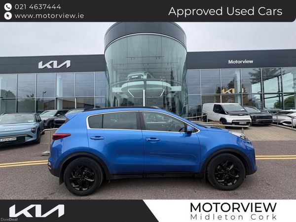 Kia Sportage MPV, Diesel Hybrid, 2021, Blue