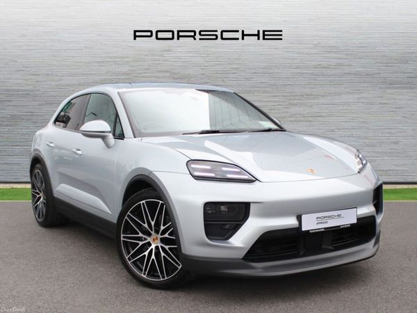 Porsche Macan SUV, Electric, 2026, Silver
