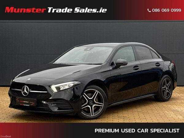 Mercedes-Benz A-Class Saloon, Petrol Hybrid, 2022, Black