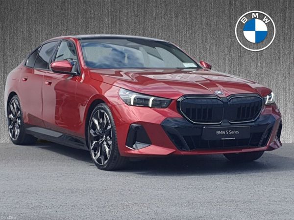 BMW 5-Series Saloon, Petrol Plug-in Hybrid, 2026, Red