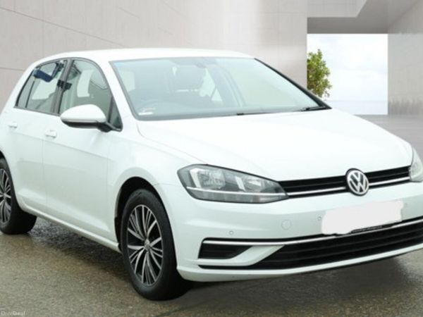 Volkswagen Golf Hatchback, Petrol, 2018, White