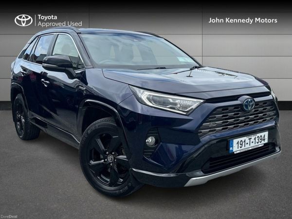 Toyota RAV4 SUV, Petrol Hybrid, 2019, Blue