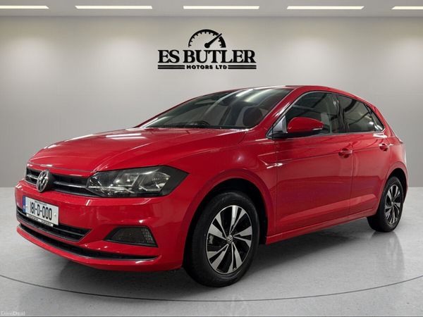 Volkswagen Polo Hatchback, Petrol, 2018, Red