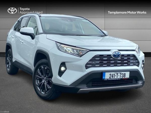 Toyota RAV4 SUV, Petrol Hybrid, 2024, White