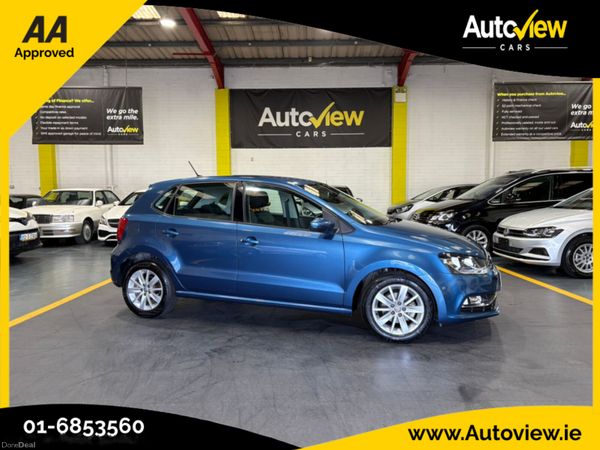 Volkswagen Polo Hatchback, Petrol, 2017, Blue