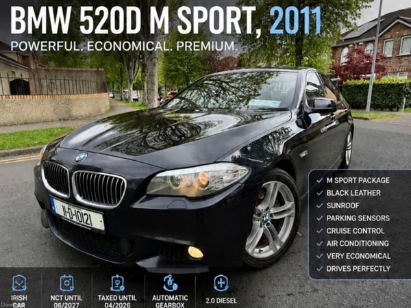 BMW 5-Series Saloon, Diesel, 2011, Black