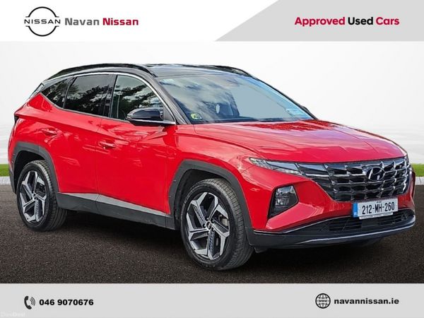 Hyundai Tucson SUV, Petrol Hybrid, 2021, Red
