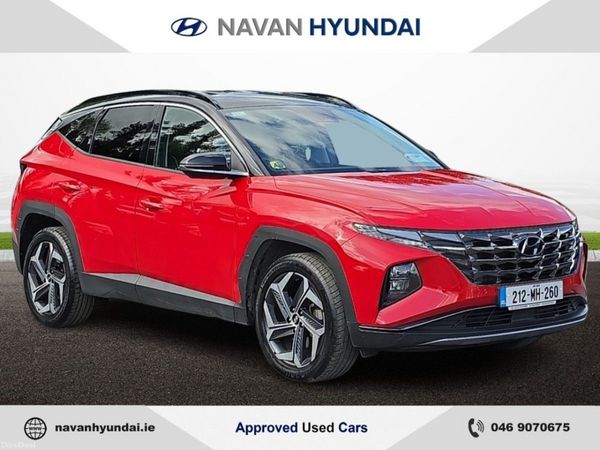 Hyundai Tucson SUV, Petrol Hybrid, 2021, Red