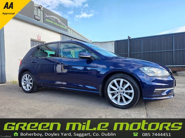 Volkswagen Golf Hatchback, Diesel, 2019, Blue