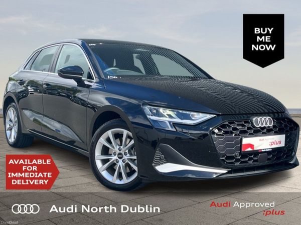Audi A3 Hatchback, Petrol Plug-in Hybrid, 2025, Black