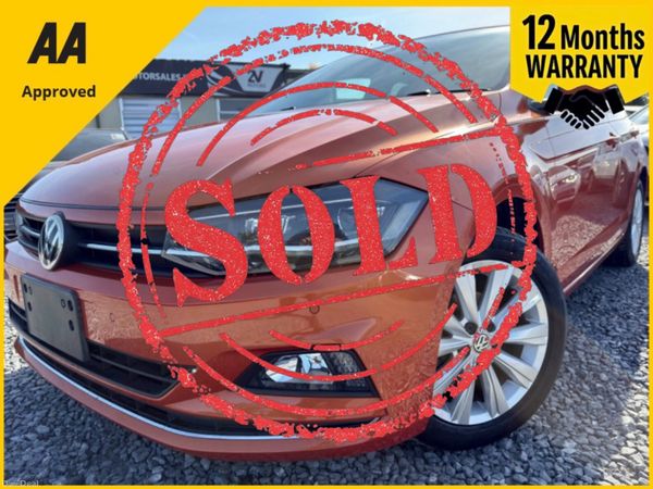 Volkswagen Polo Hatchback, Petrol, 2018, Orange