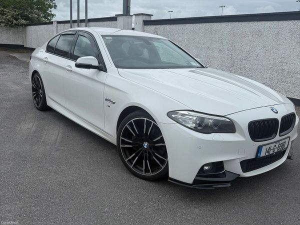 BMW 5-Series Saloon, Diesel, 2014, White