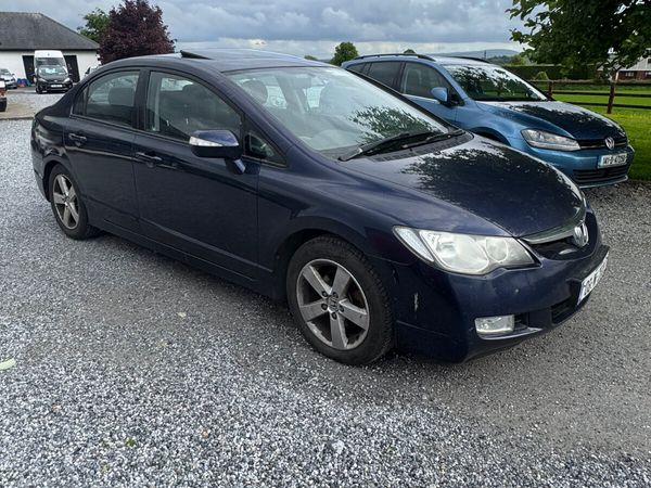 Honda Civic Saloon, Petrol, 2008, Blue
