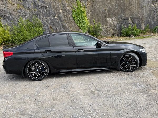 BMW 5-Series Saloon, Diesel, 2018, Black