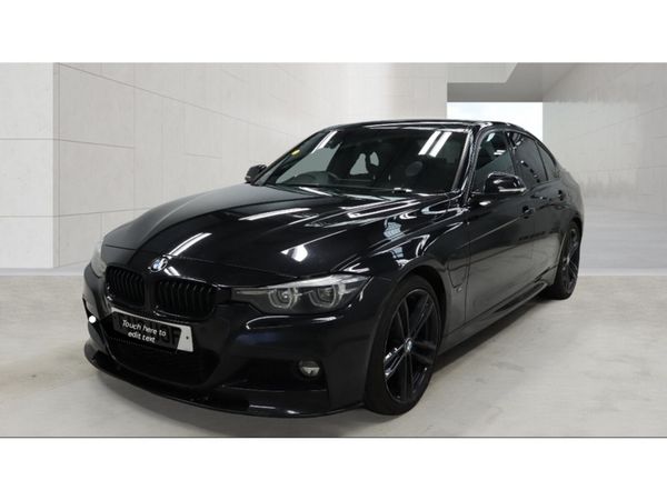 BMW 3-Series Saloon, Petrol Hybrid, 2018, Black