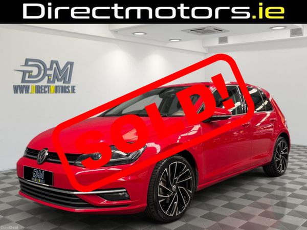 Volkswagen Golf Hatchback, Petrol, 2019, Red