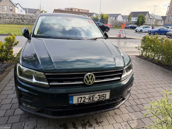 Volkswagen Tiguan SUV, Diesel, 2017, Green