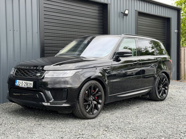 Land Rover Range Rover Sport SUV, Petrol Hybrid, 2021, Black