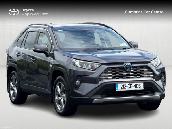 Toyota RAV4 SUV, Petrol Hybrid, 2021, Grey