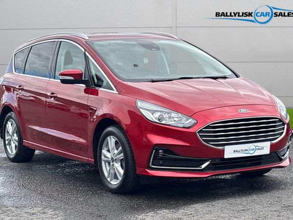 Ford S-Max MPV, Petrol Hybrid, 2023, Red