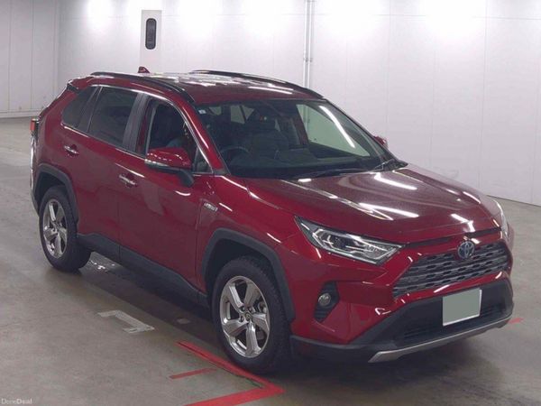 Toyota RAV4 SUV, Petrol Hybrid, 2019, Red