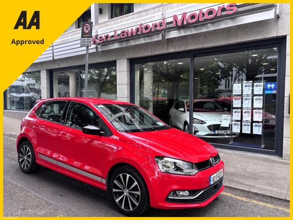 Volkswagen Polo Hatchback, Petrol, 2016, Red