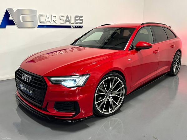 Audi A6 Estate, Diesel Hybrid, 2022, Red