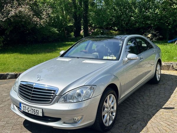 Mercedes-Benz S-Class Saloon, Petrol, 2007, Silver