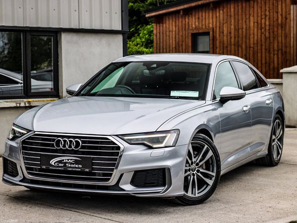 Audi A6 Saloon, Diesel Hybrid, 2019, Silver
