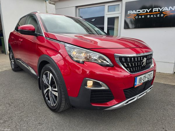 Peugeot 3008 MPV, Diesel, 2018, Red
