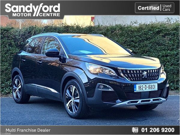Peugeot 3008 SUV, Petrol, 2018, Black