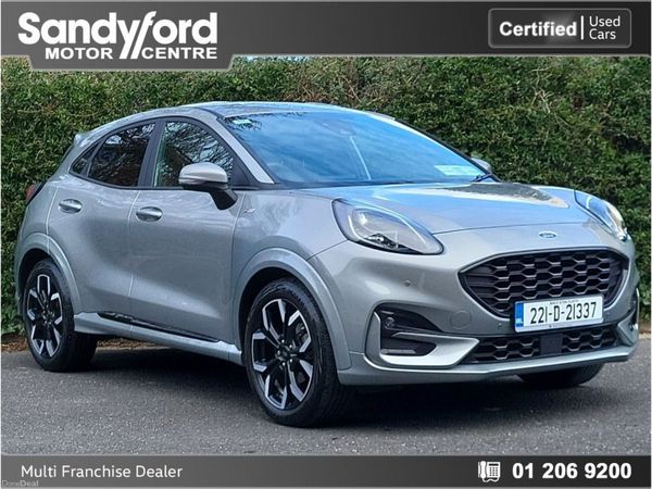 Ford Puma SUV, Petrol Hybrid, 2022, Grey