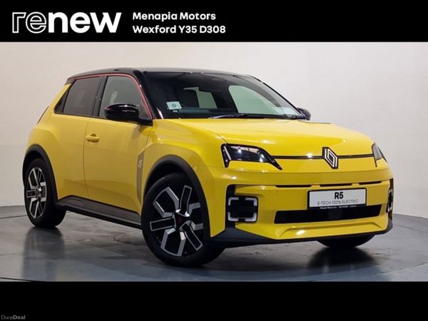 Renault 5 E-Tech Hatchback, Electric, 2026, Yellow
