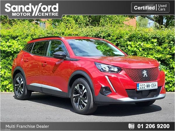 Peugeot 2008 SUV, Electric, 2022, Red
