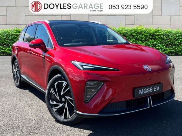 MG MGS6 SUV, Electric, 2026, Red