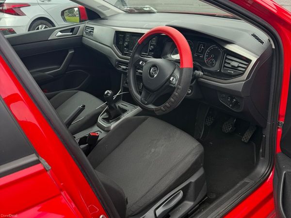 Volkswagen Polo Hatchback, Petrol, 2018, Red