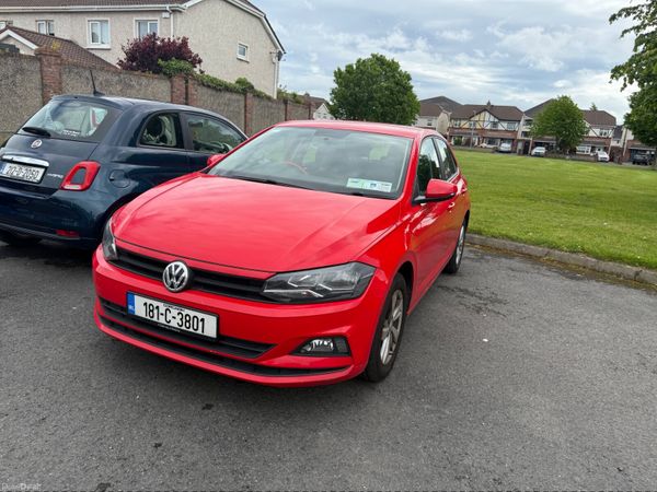 Volkswagen Polo Hatchback, Petrol, 2018, Red