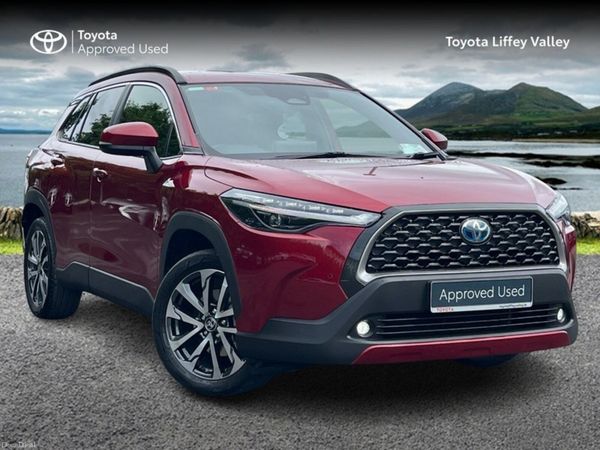 Toyota Corolla Cross SUV, Petrol Hybrid, 2023, Red