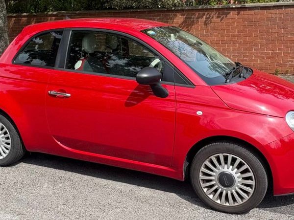 Fiat 500 Hatchback, Petrol, 2014, Red