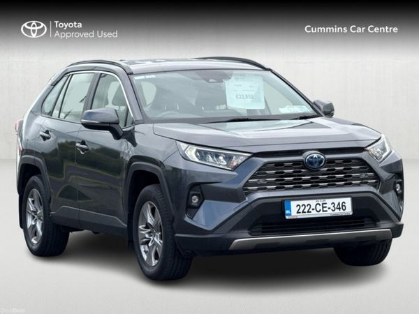 Toyota RAV4 SUV, Petrol Hybrid, 2022, Grey