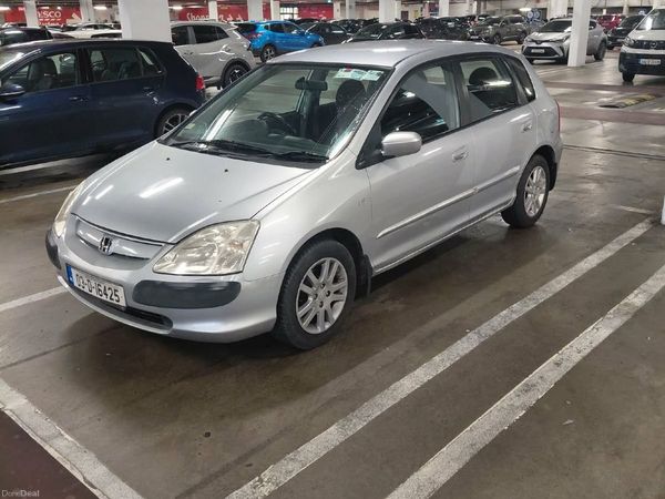 Honda Civic Hatchback, Petrol, 2003, Silver