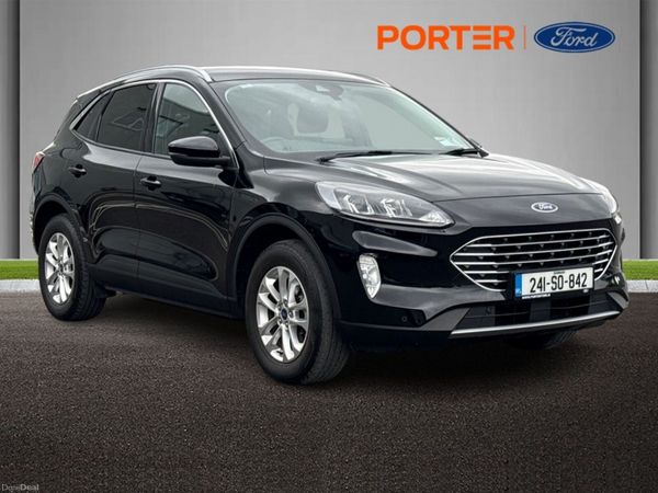 Ford Kuga SUV, Petrol Plug-in Hybrid, 2024, Black