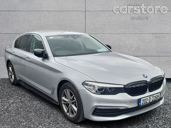 BMW 5-Series Saloon, Petrol Plug-in Hybrid, 2020, Silver