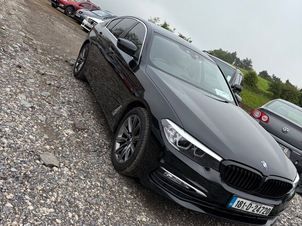 BMW 5-Series Saloon, Diesel, 2018, Black