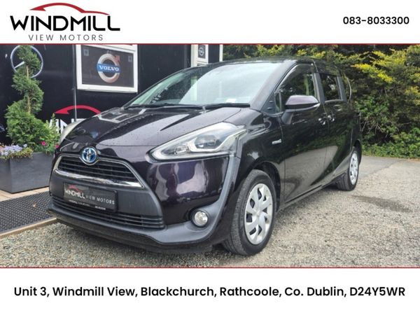 Toyota Sienta MPV, Petrol Hybrid, 2018, Black