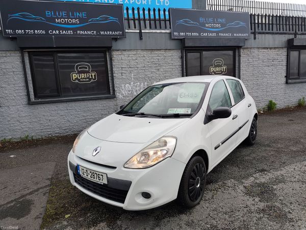 Renault Clio Hatchback, Ethanol Petrol, 2012, White